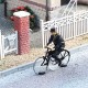 Ciclista H0 Cartero (modelo montado)