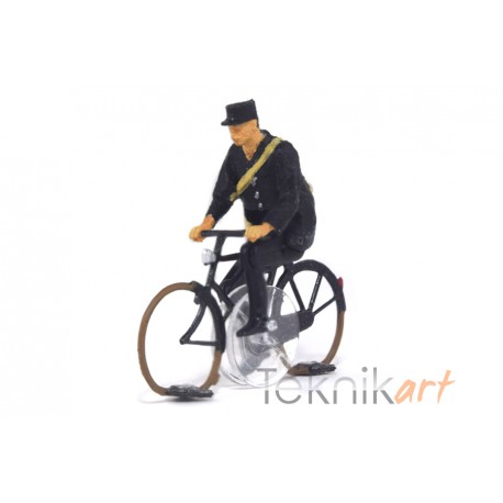 Ciclista H0 Cartero (modelo montado)