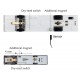 Sensor hall de 8mm para carreteras con tapa alcantarilla