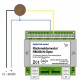 Sensor hall de 8mm para carreteras con tapa alcantarilla