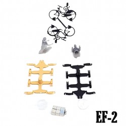 2 bicicletas H0 en Kit