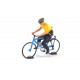 Ciclista H0 (modelo montado)
