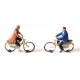 2 bicicletas H0 en Kit