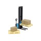 Pack logístico y forklift azul (H0)