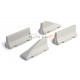 Barreras Jersey de hormigón grises con inicios (H0)