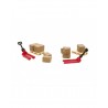 Pack logístico y transpalets rojos (N)