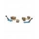 Pack de logística con 2 transpalets azul (N)