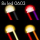 Set 8 Leds 0603