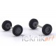 Kit with 4'9 mmØ wheels and axes for N scale