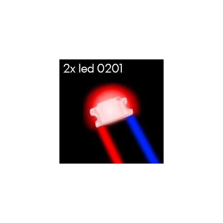 2x Leds 0201 cableados